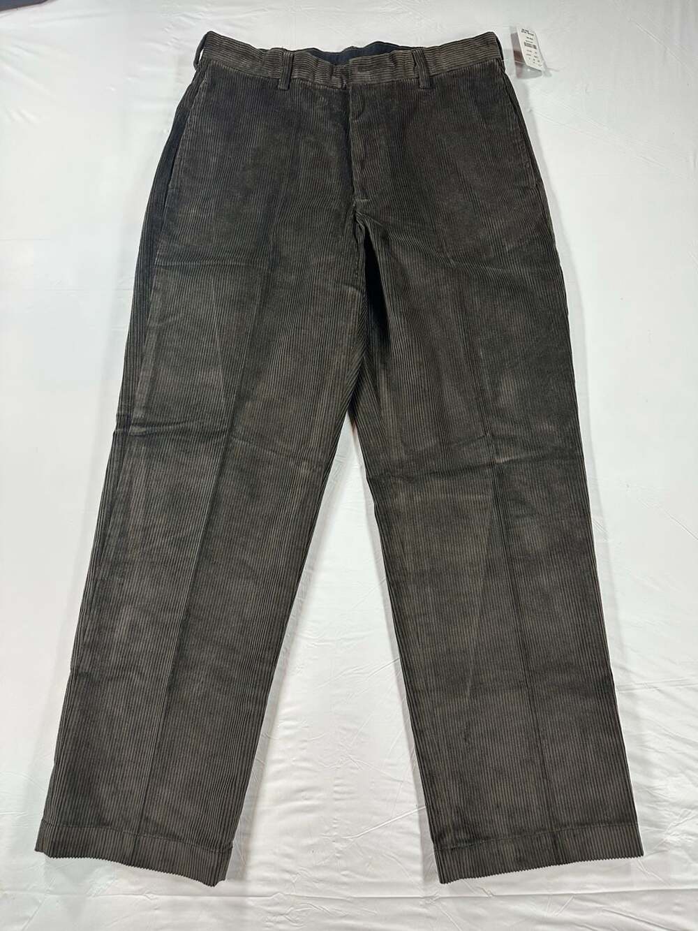 Brooks Brothers Hudson Corduroy Pants Mens 33W 30L Brown Cotton Blend